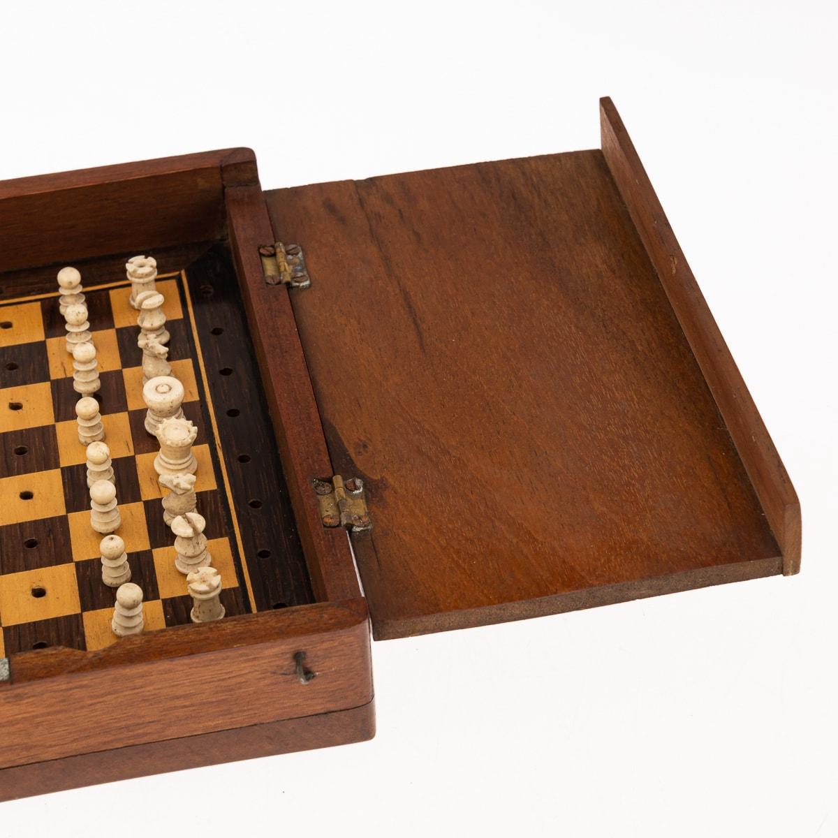 19th Century British Oak Cased Chess Set, Probably By Jacques, c.1890 For Sale 6