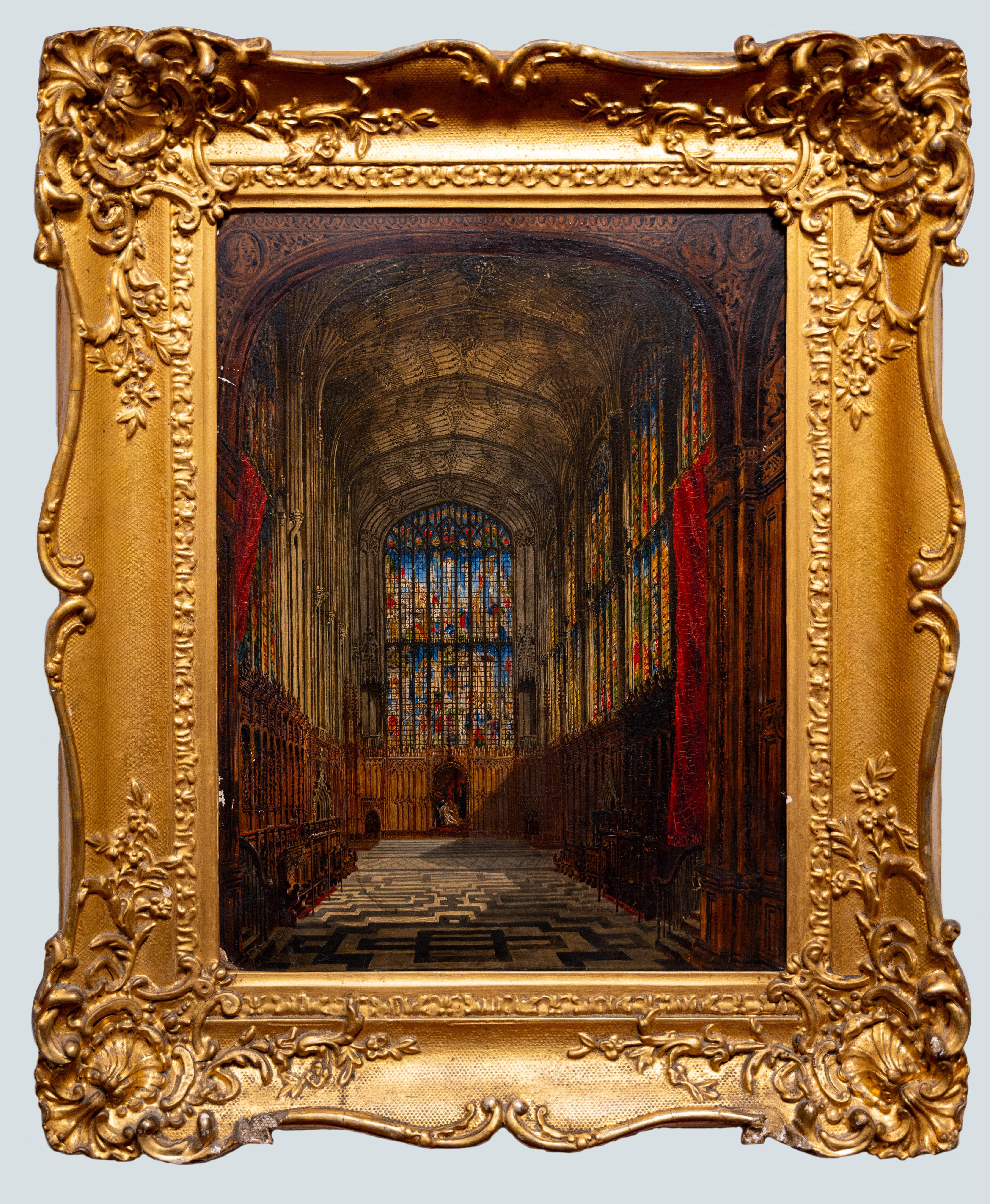 Kings College Chapel Cambridge University, Cambridge University, British School des 19. Jahrhunderts