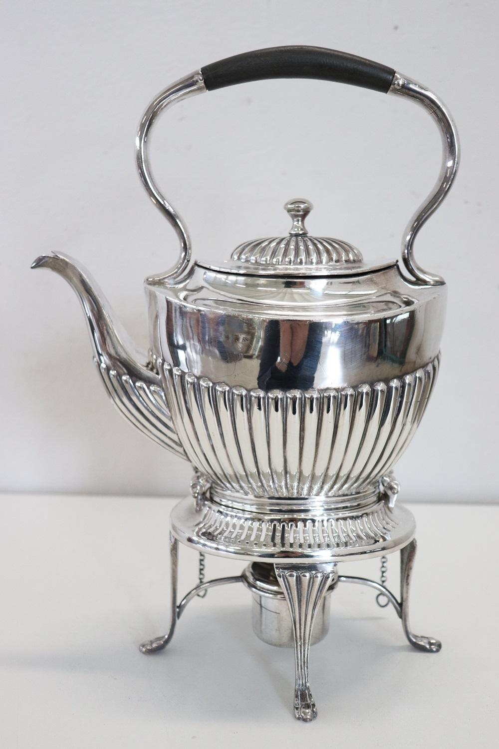 English 19th Century British Silver Plate Teapot