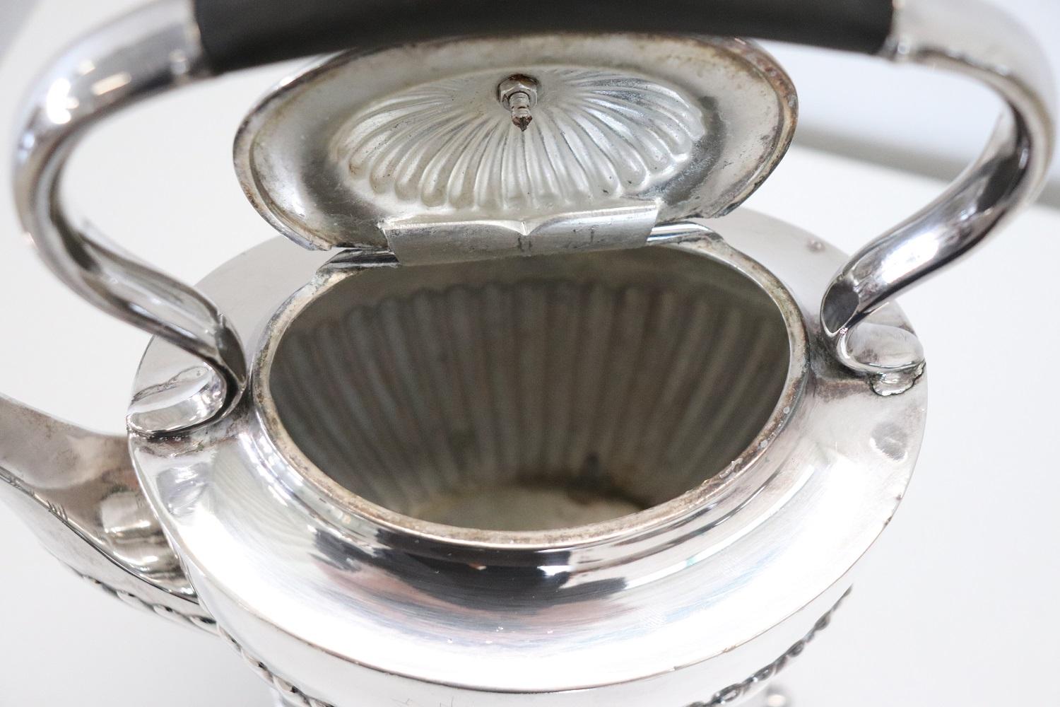 19th Century British Silver Plate Teapot 3