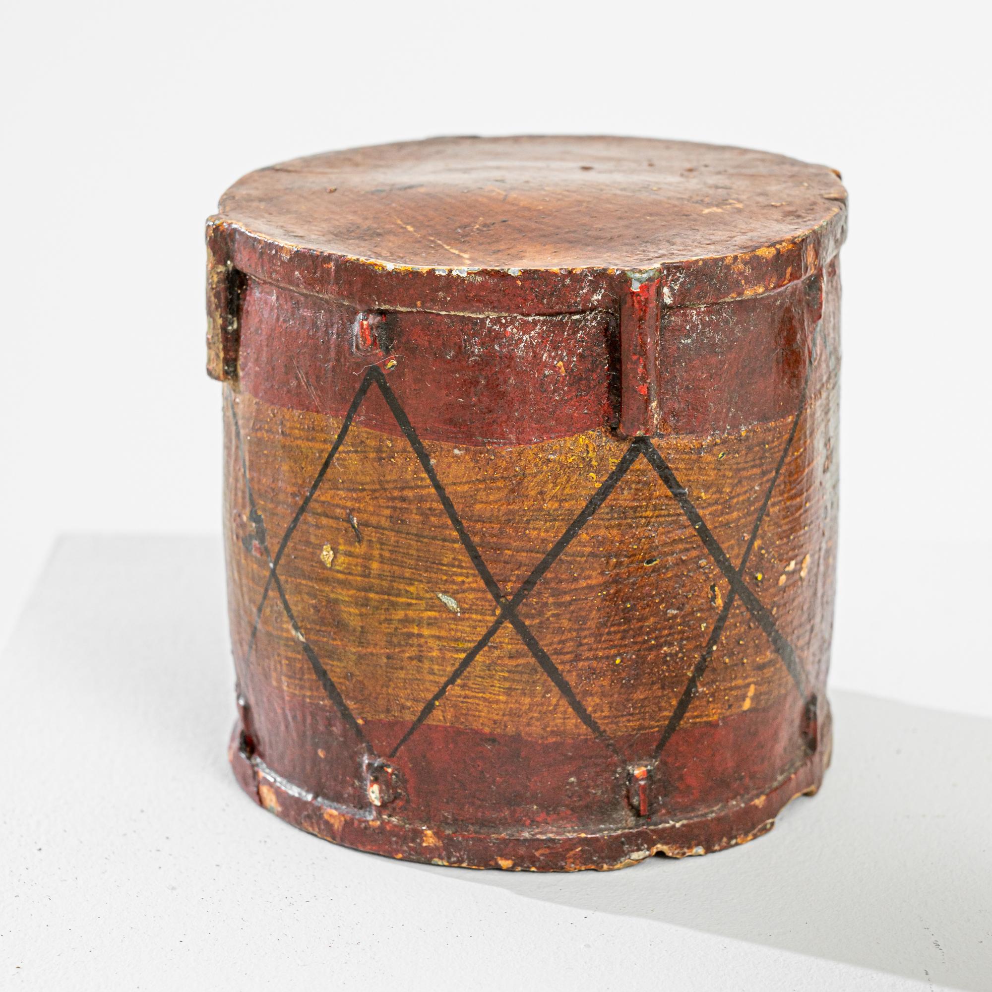 XIXe siècle Décoration de tambours britannique en terre cuite du 19ème siècle, lot de 4 en vente