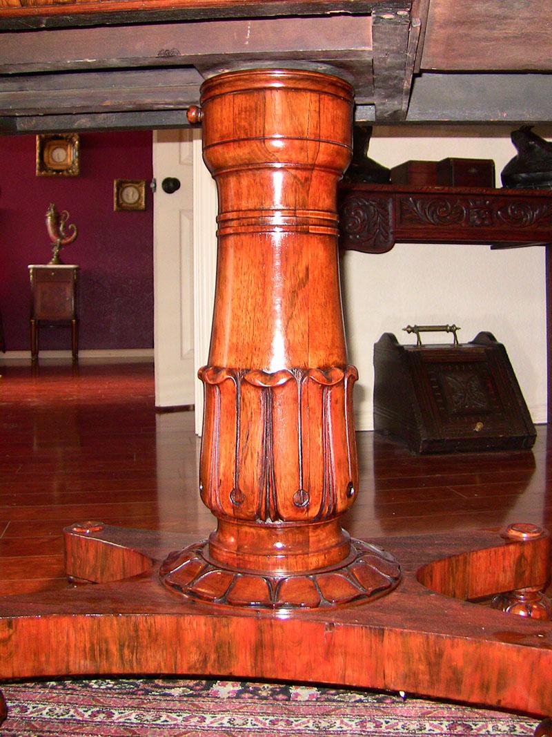 William IV 19th Century British William iv Telescopic Side Table In the Manner of Gillow's
