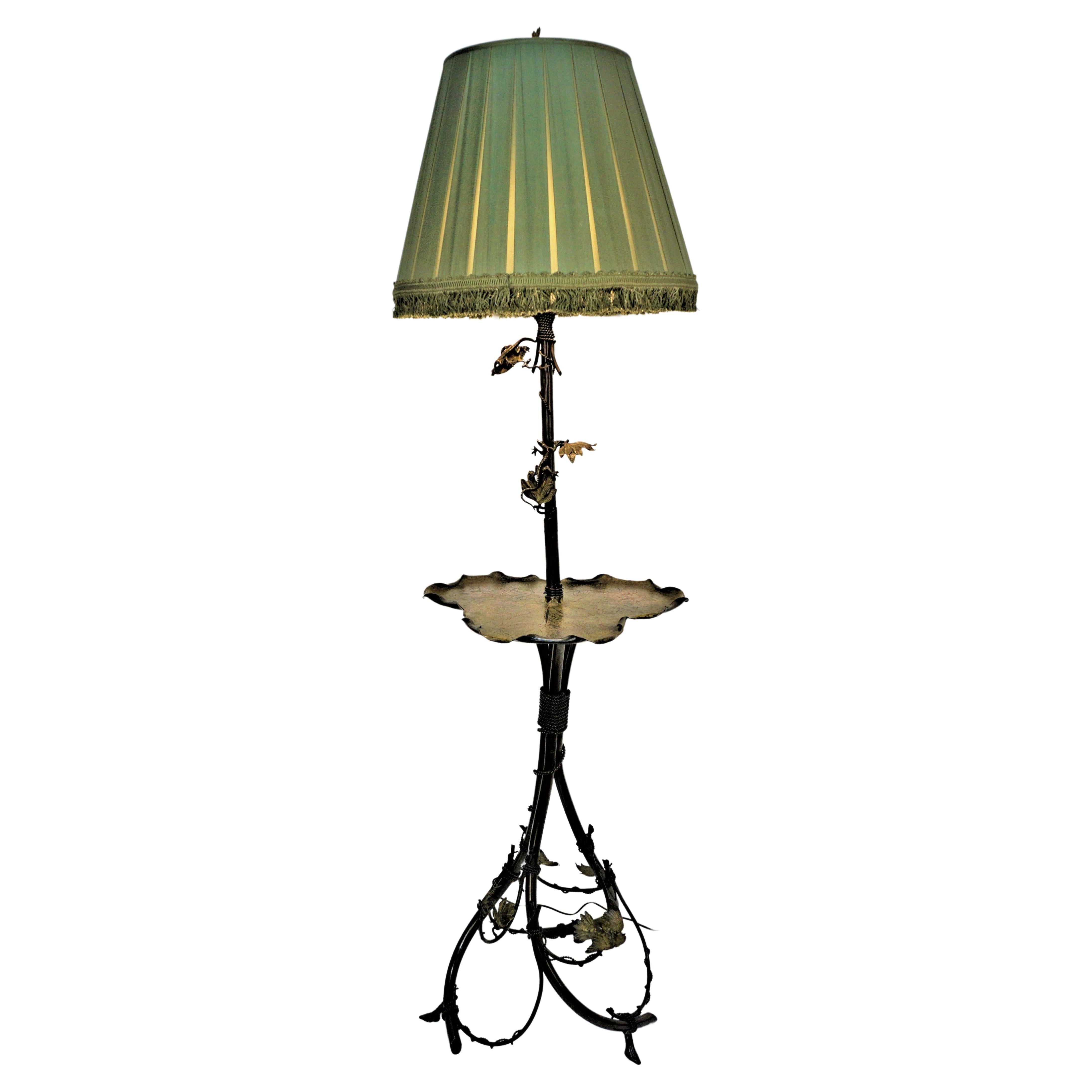 19th Century French Gilt Bronze Floor Lamp at 1stDibs