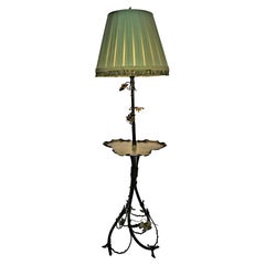 19th Century, Bronze Art Nouveau Floor Lamp