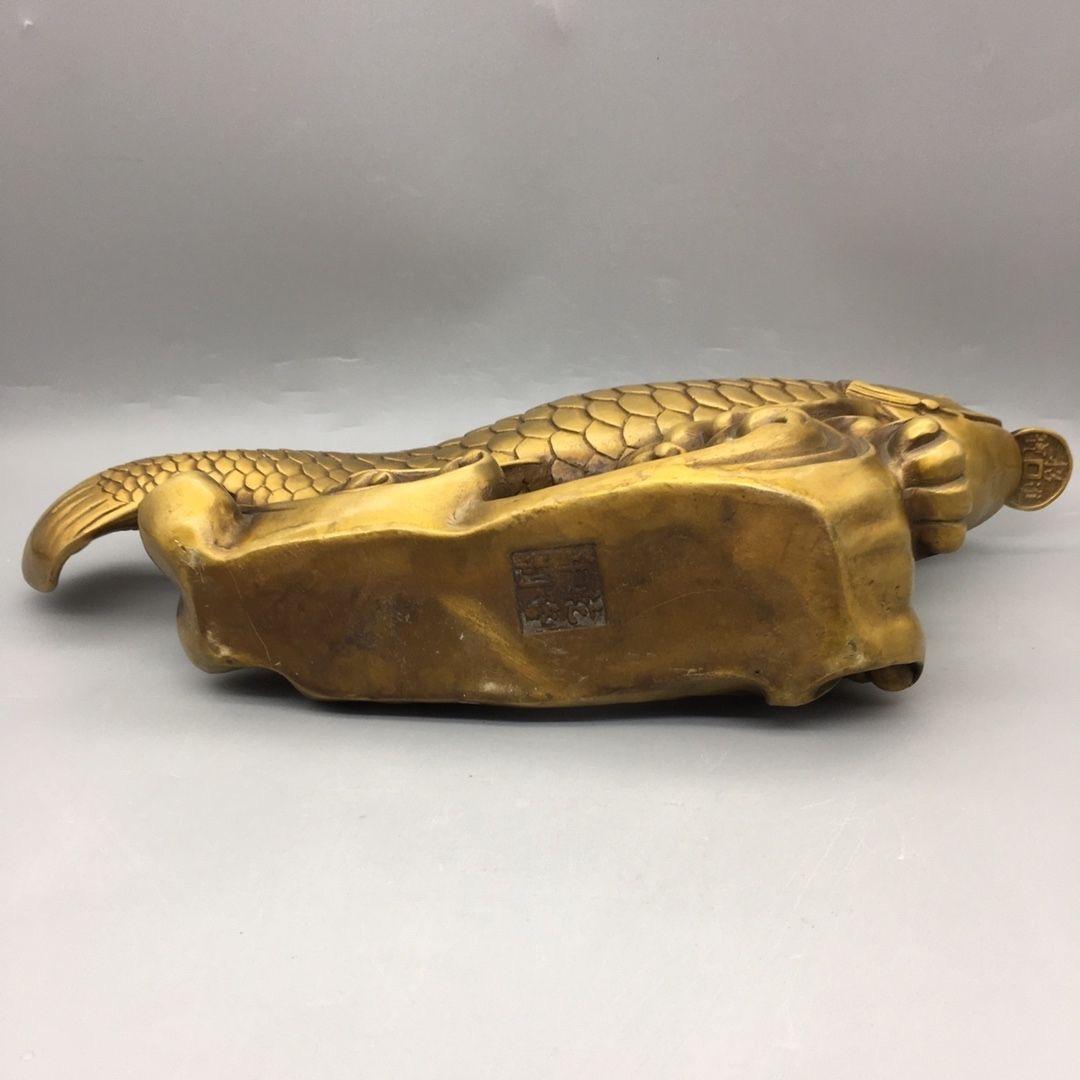19th Century Bronze Auspicious Fish For Sale at 1stDibs