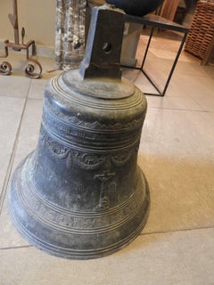 19th Century Bronze Bell Dated, 1847