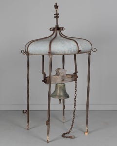 19th Century Bronze Bell with Zinc Cupola