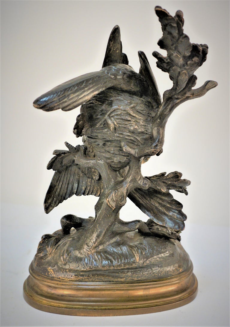 19th Century Bronze birds Sculpture For Sale at 1stDibs