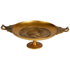 19th Century Bronze Bowl by Barbedienne
