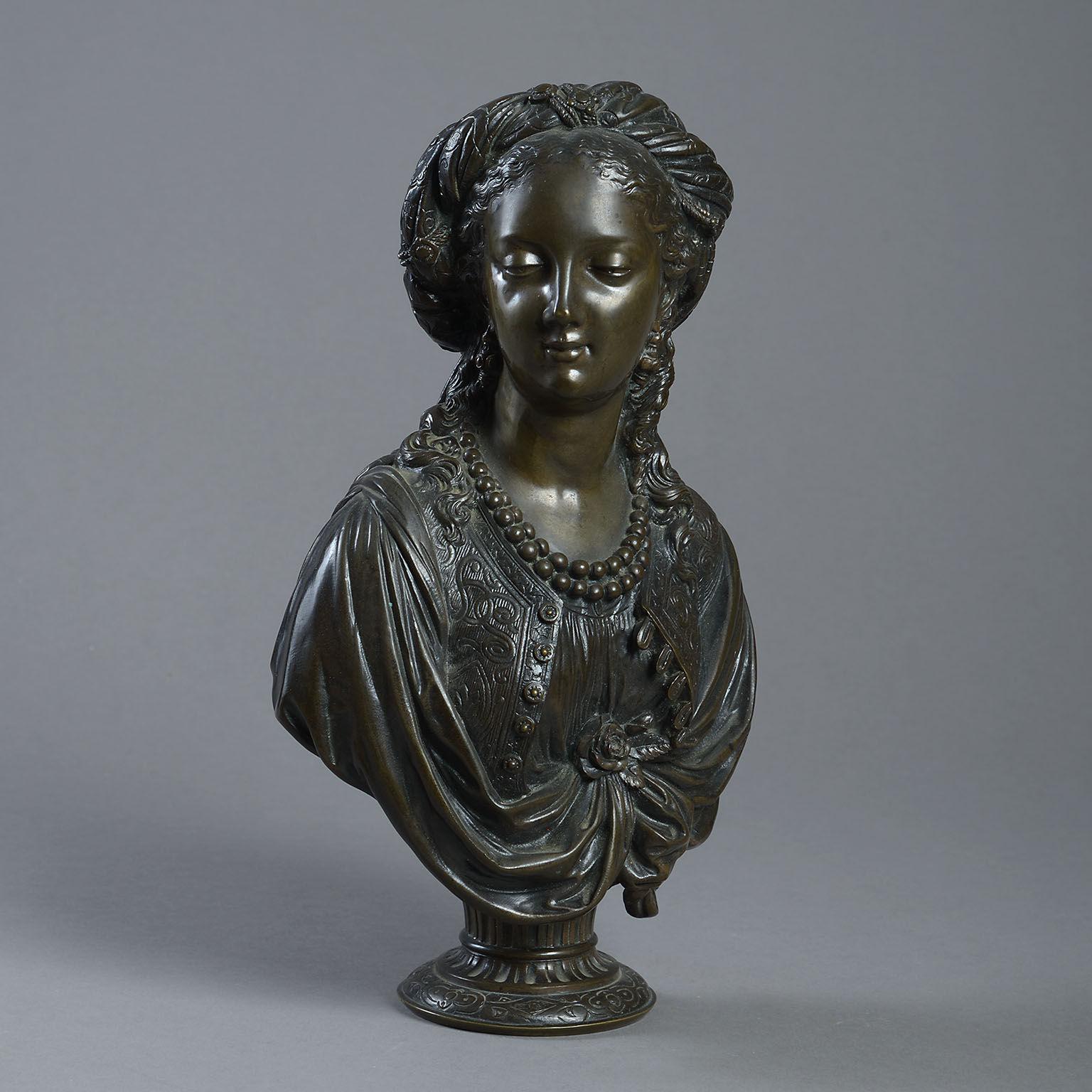 19th Century Bronze Bust After Boizot In Good Condition In London, GB