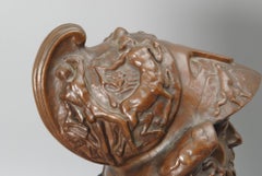 19th Century Bronze Bust of Ajax