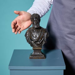 19th Century Bronze Bust Of Charles V After Leoni Leone