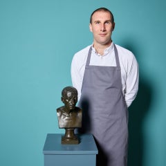 19th Century Bronze Bust of Cicero By Jacques Perrin