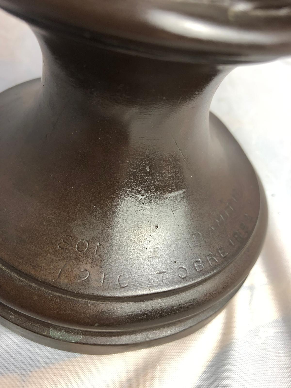 19th Century Bronze Bust of Duke of Wellington, signed Damitie For Sale 5