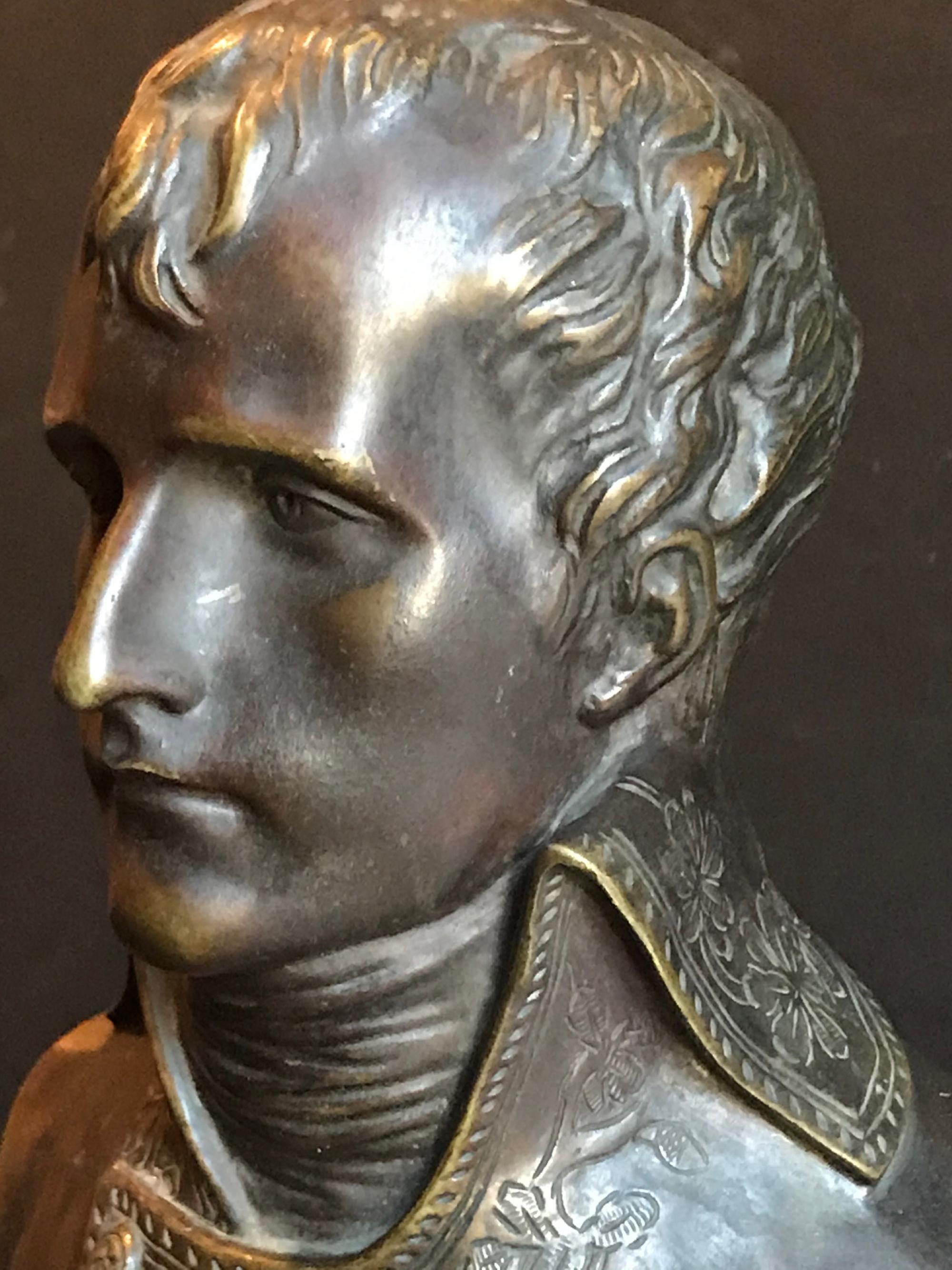 19th Century Bronze Bust of Napoleon I 4