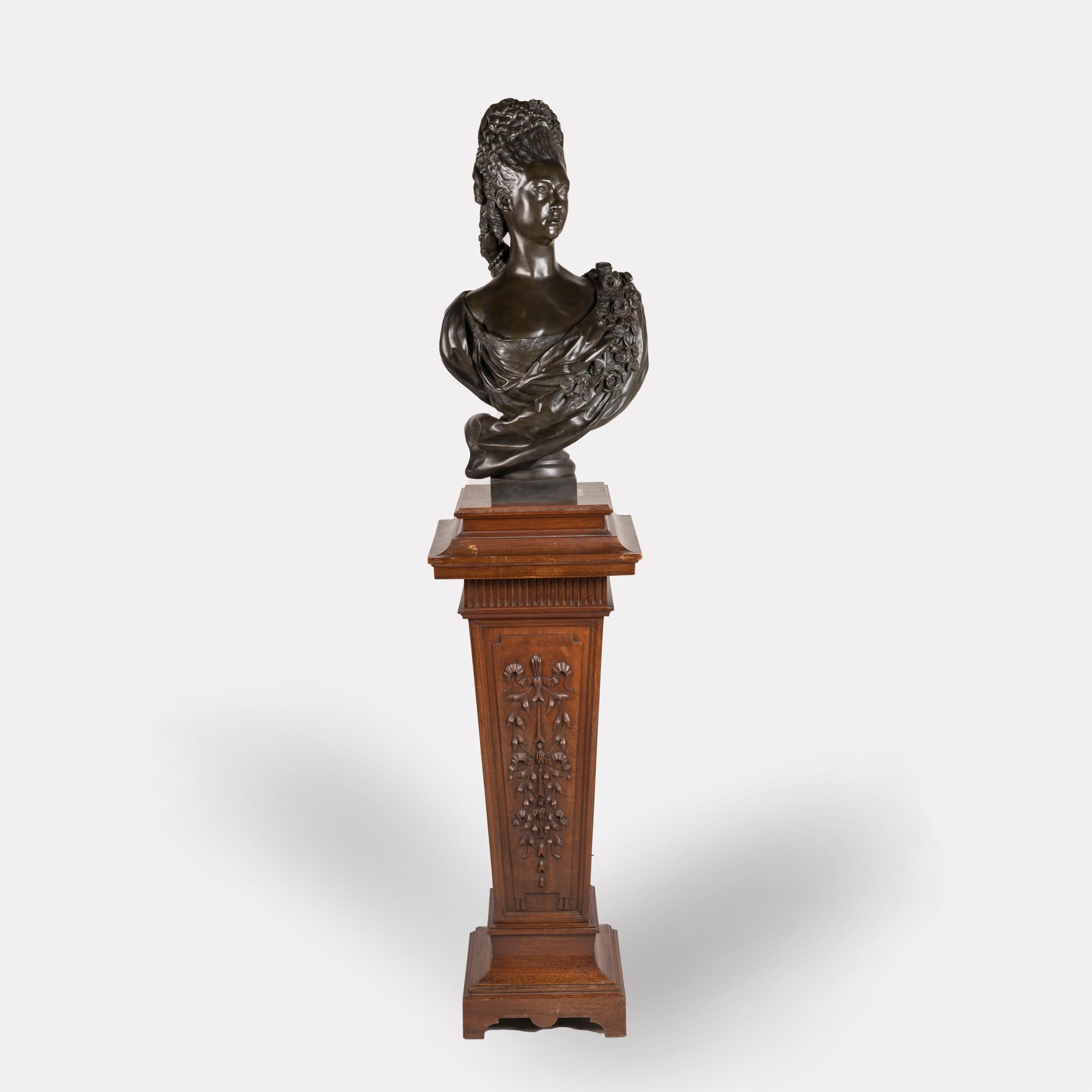 Francese Busto in bronzo del XIX secolo della principessa Mari Adélaïde di Francia in vendita