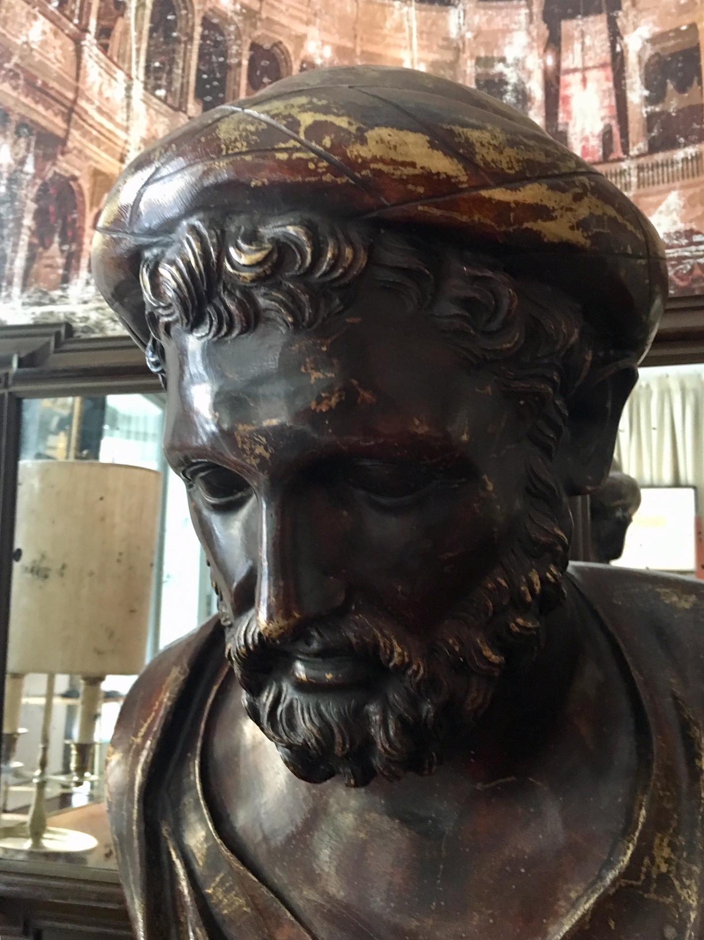 19th Century Bronze Bust Representing Pythagoras by Fonderia Chiurazzi 7