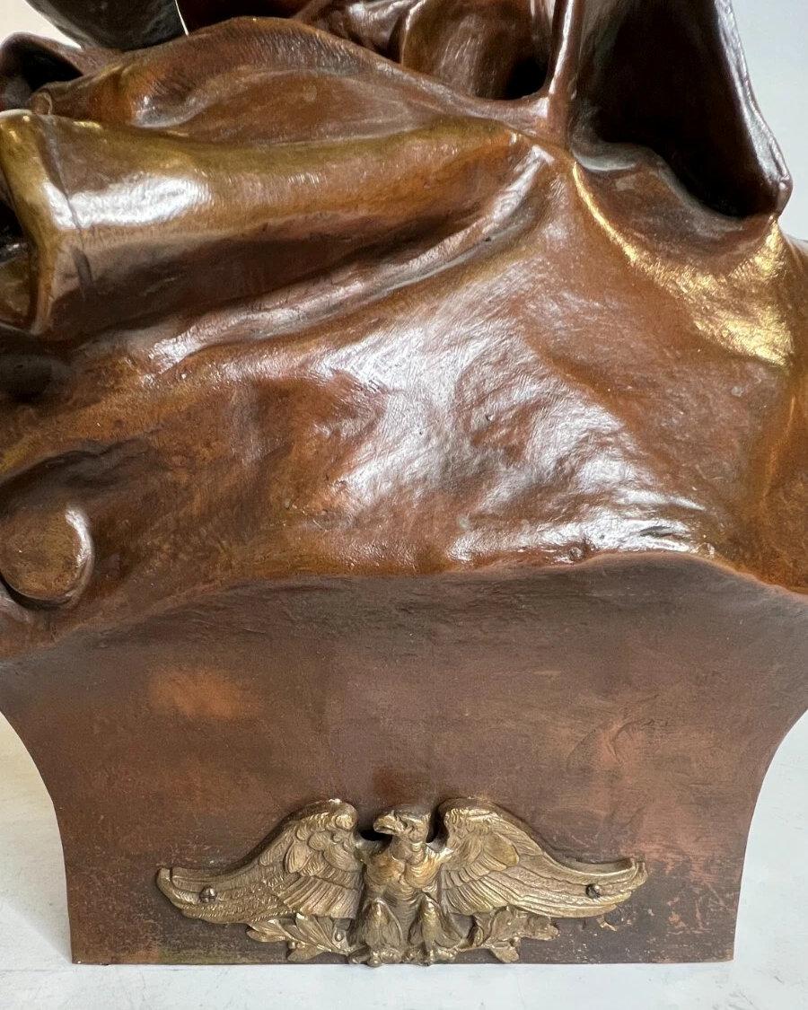 Bronzebüste-Skulptur von Napoleon nach Colombo aus dem 19. Jahrhundert im Angebot 3