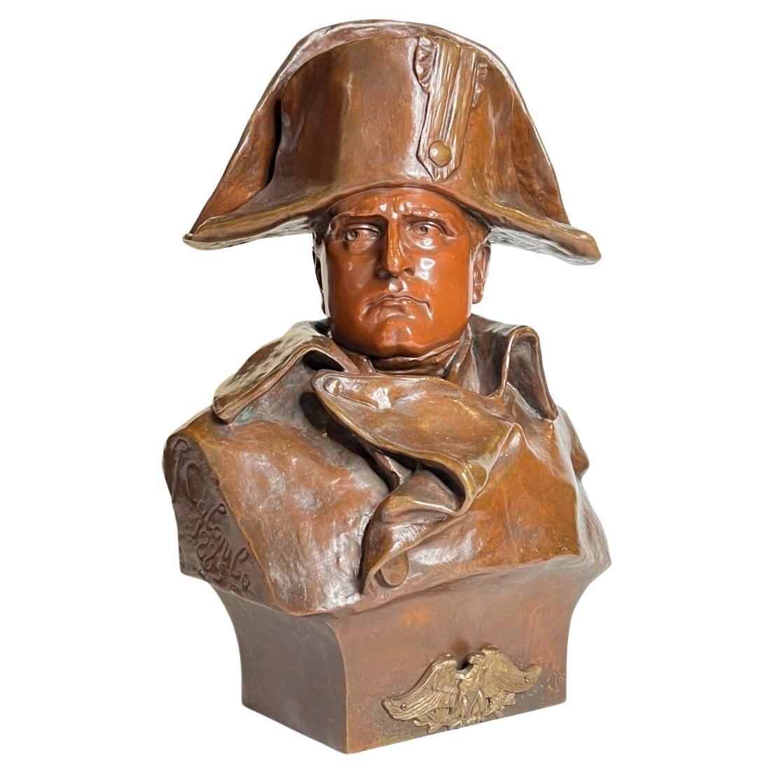 Bronzebüste-Skulptur von Napoleon nach Colombo aus dem 19. Jahrhundert