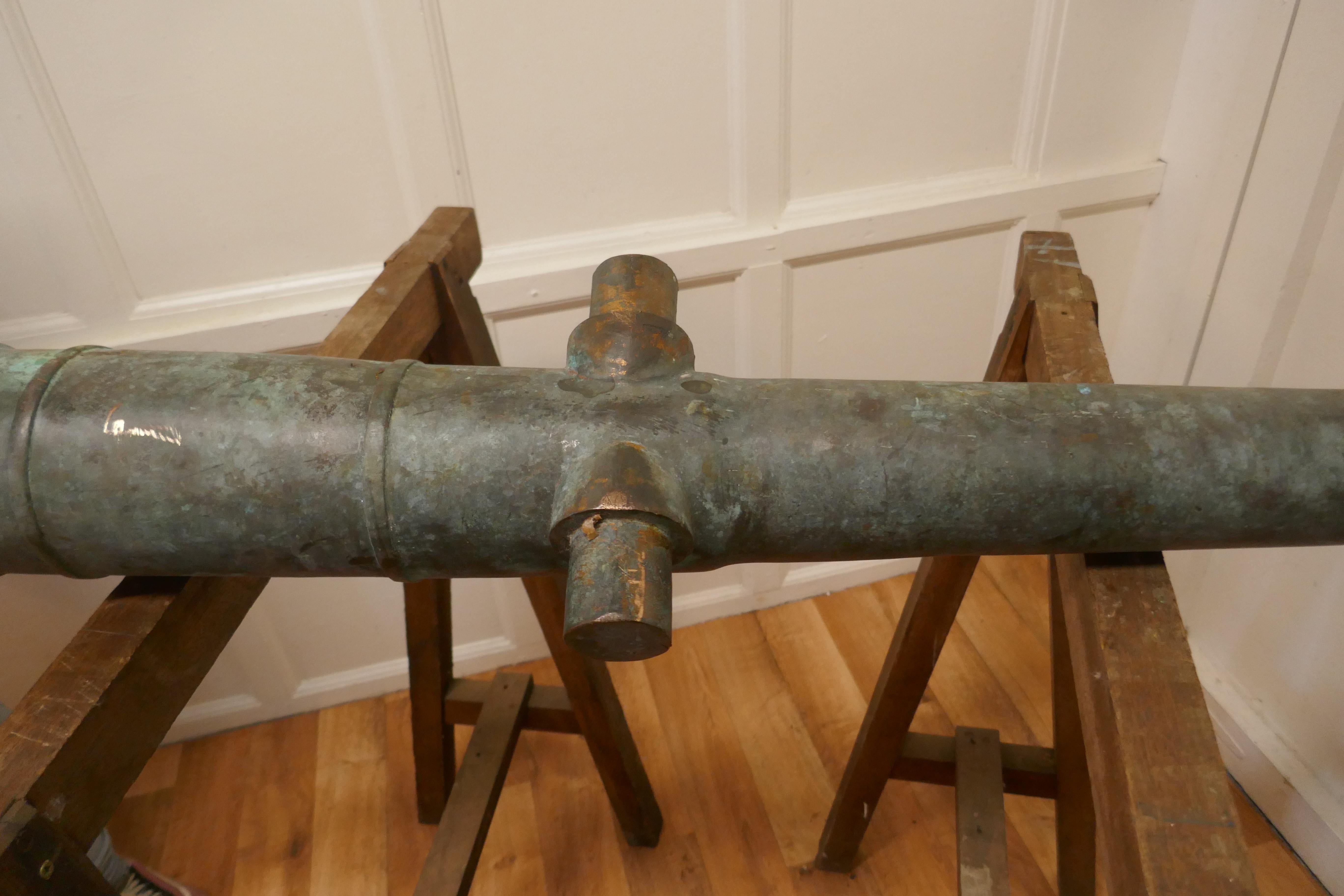 19th Century Bronze Cannon 7