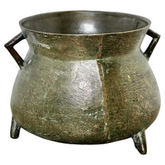 19th Century Bronze Cauldron Cooking Pot This is a lovely cooking Pot