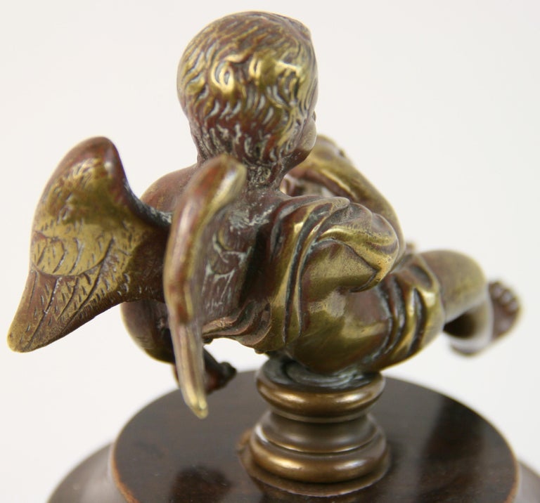 19th Century Bronze Cherub Sculpture For Sale at 1stDibs