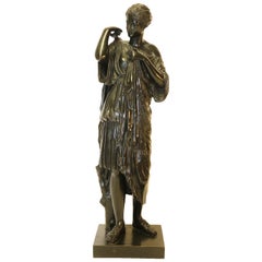 19th Century Bronze Classical Figure of Diana the Huntress, circa 1860