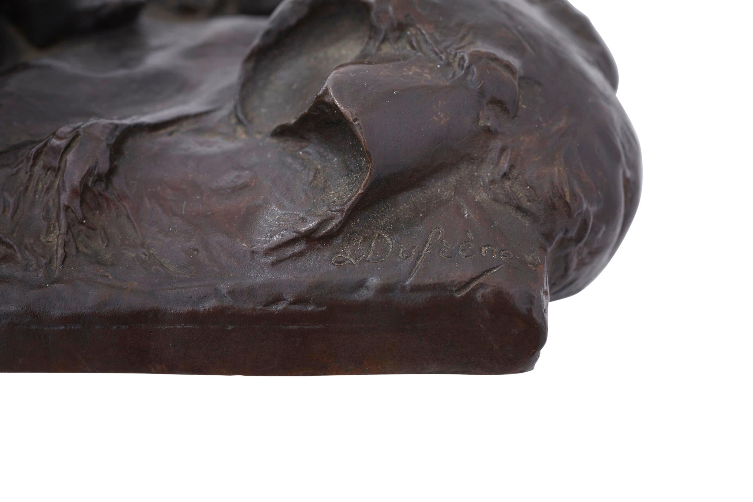 Pièce décorative en bronze du XIXe siècle Bon état - En vente à Tarry Town, NY
