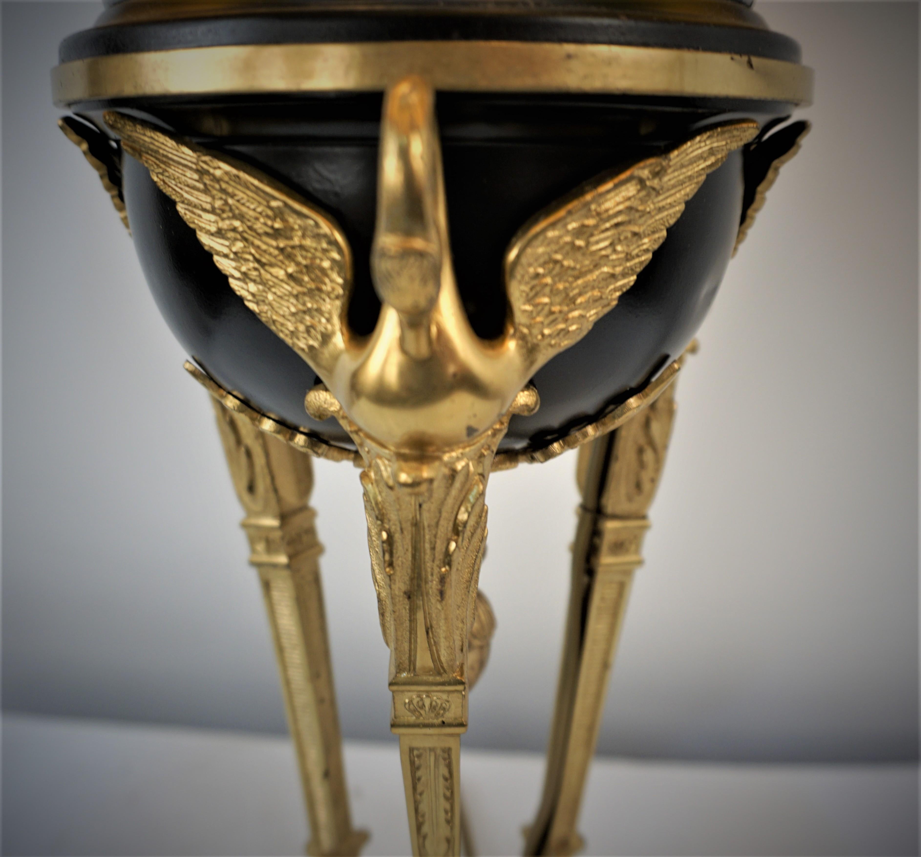 19th Century Bronze Empire Table Lamp 3