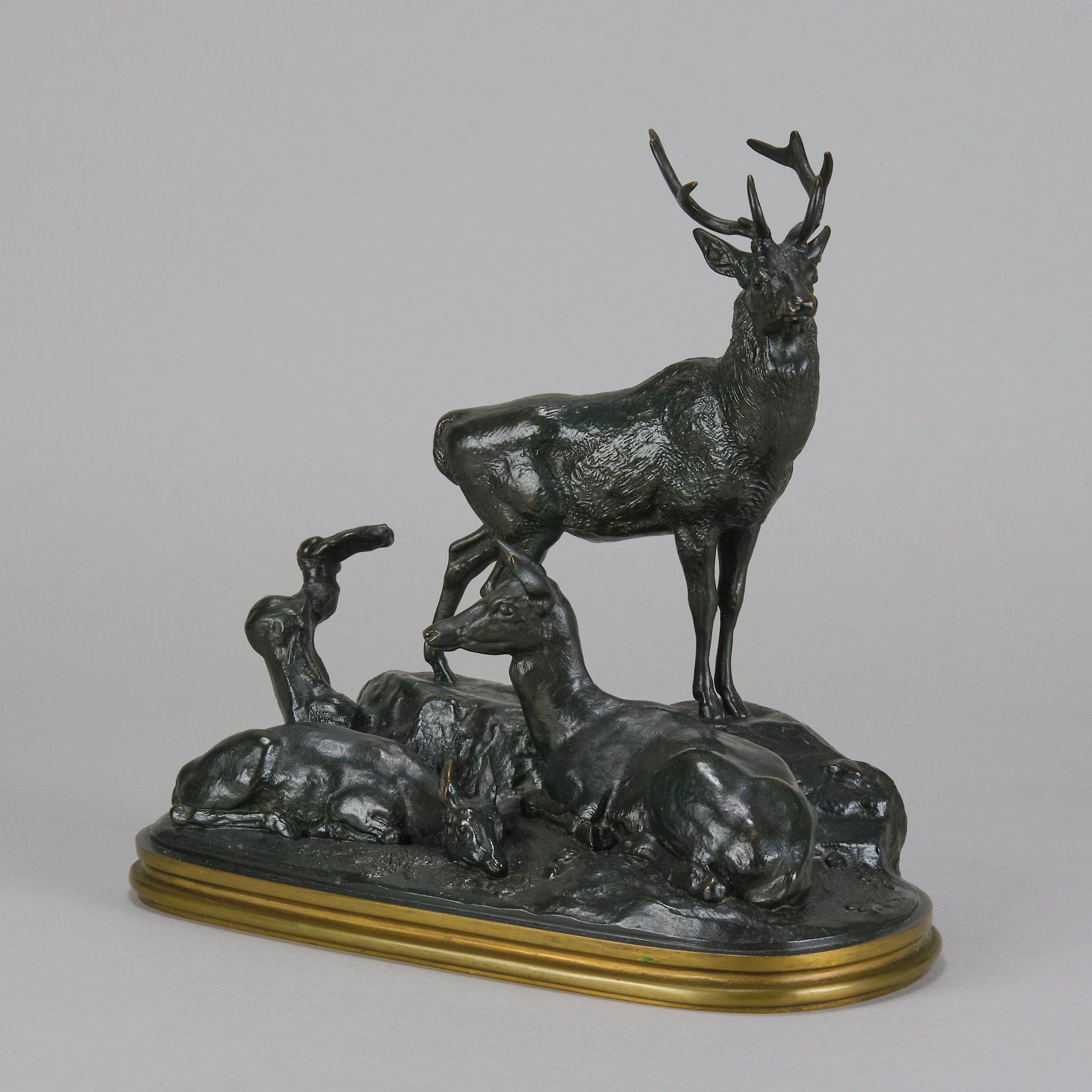 Art Nouveau 19th Century Bronze entitled 