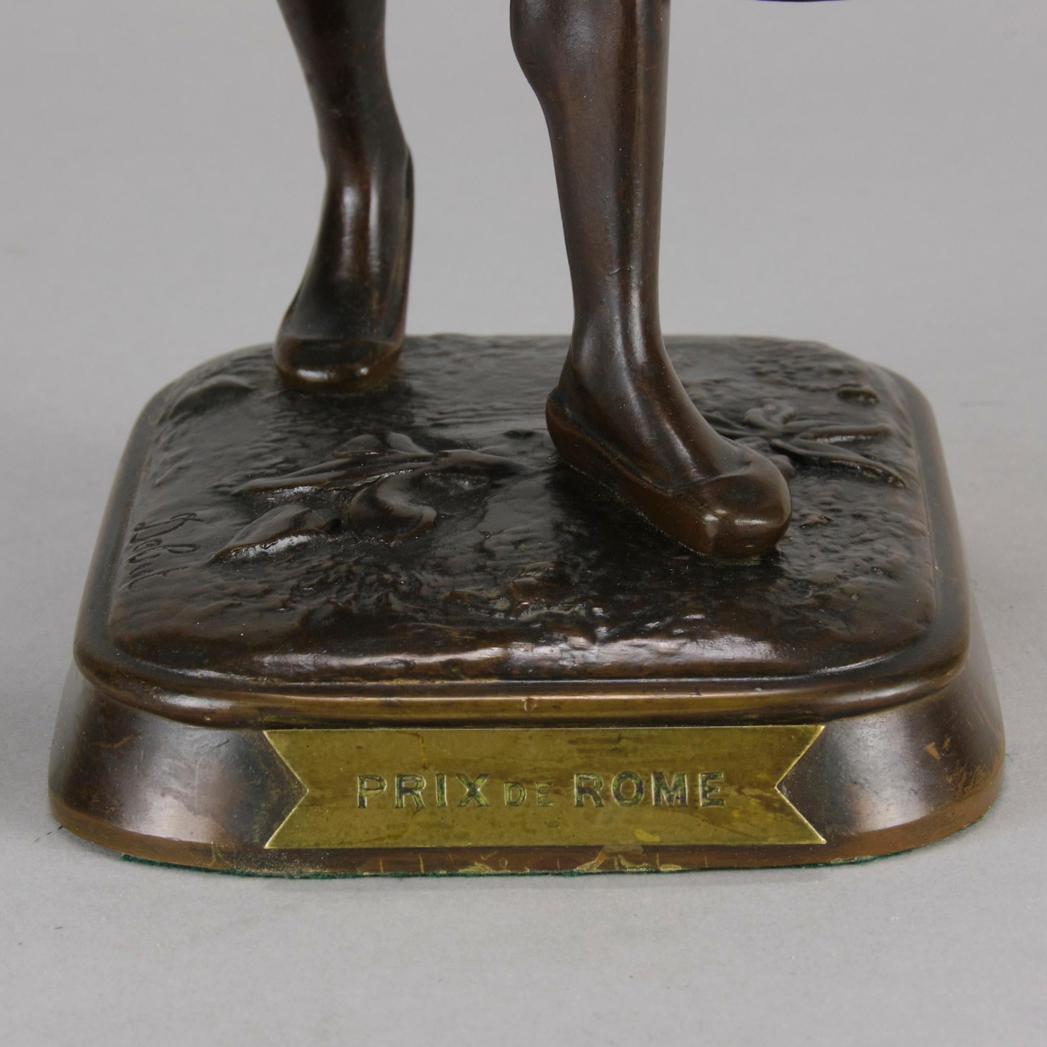Bronzo del XIX secolo intitolato 