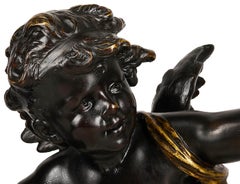 19th Century Bronze Eros, by Aug. Moreau