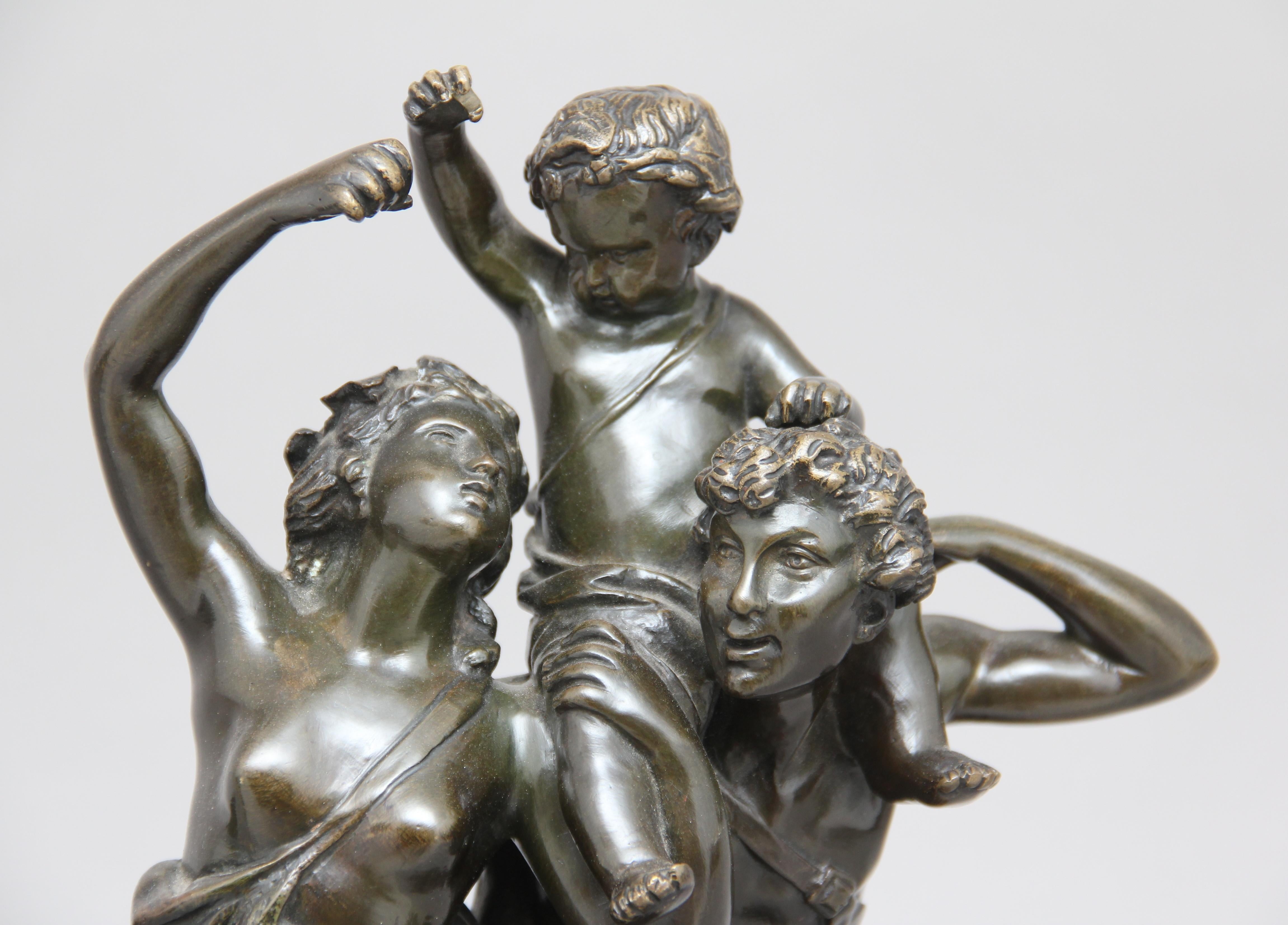 19th Century Bronze Figural Group 1