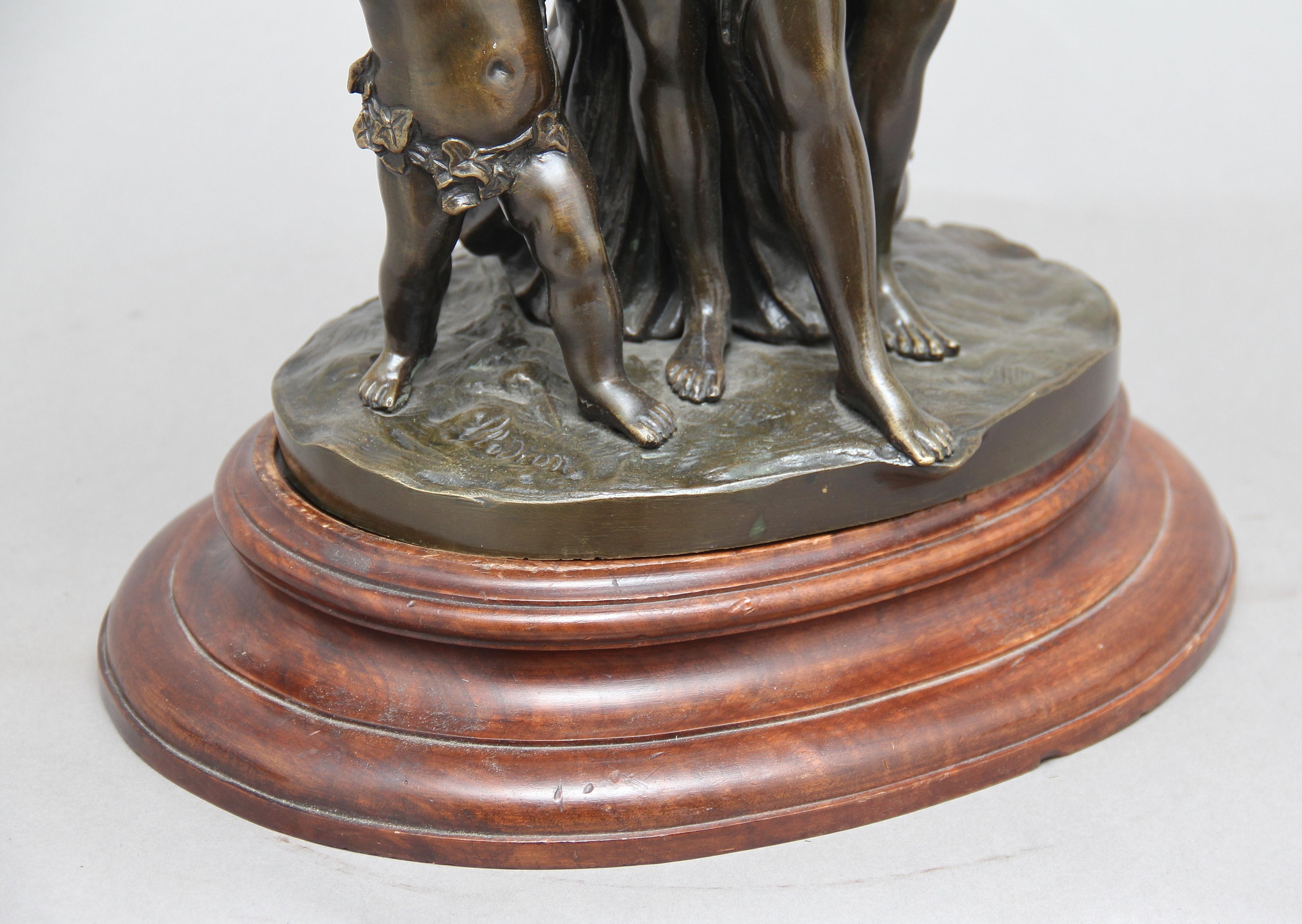 19th Century Bronze Figural Group 4