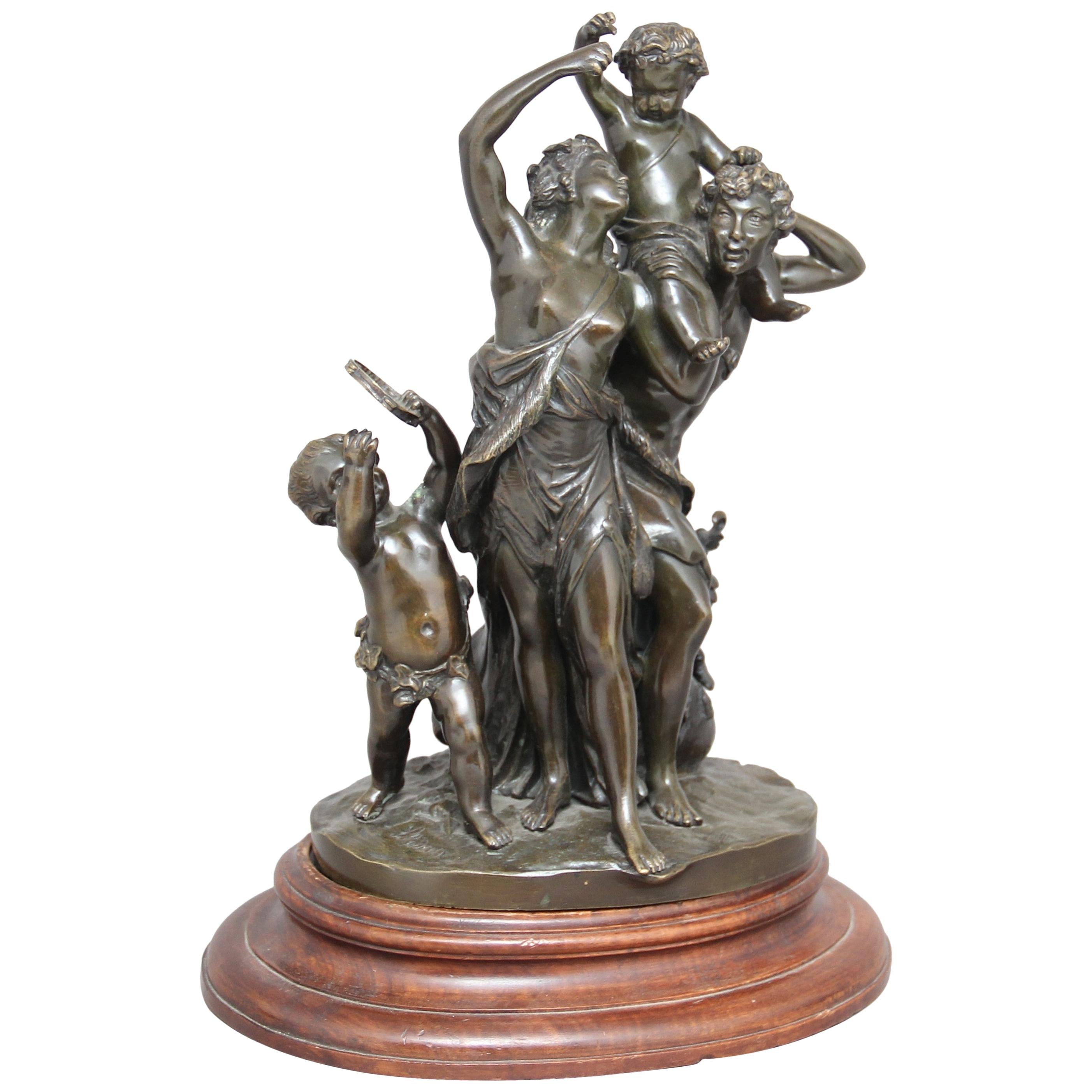 19th Century Bronze Figural Group