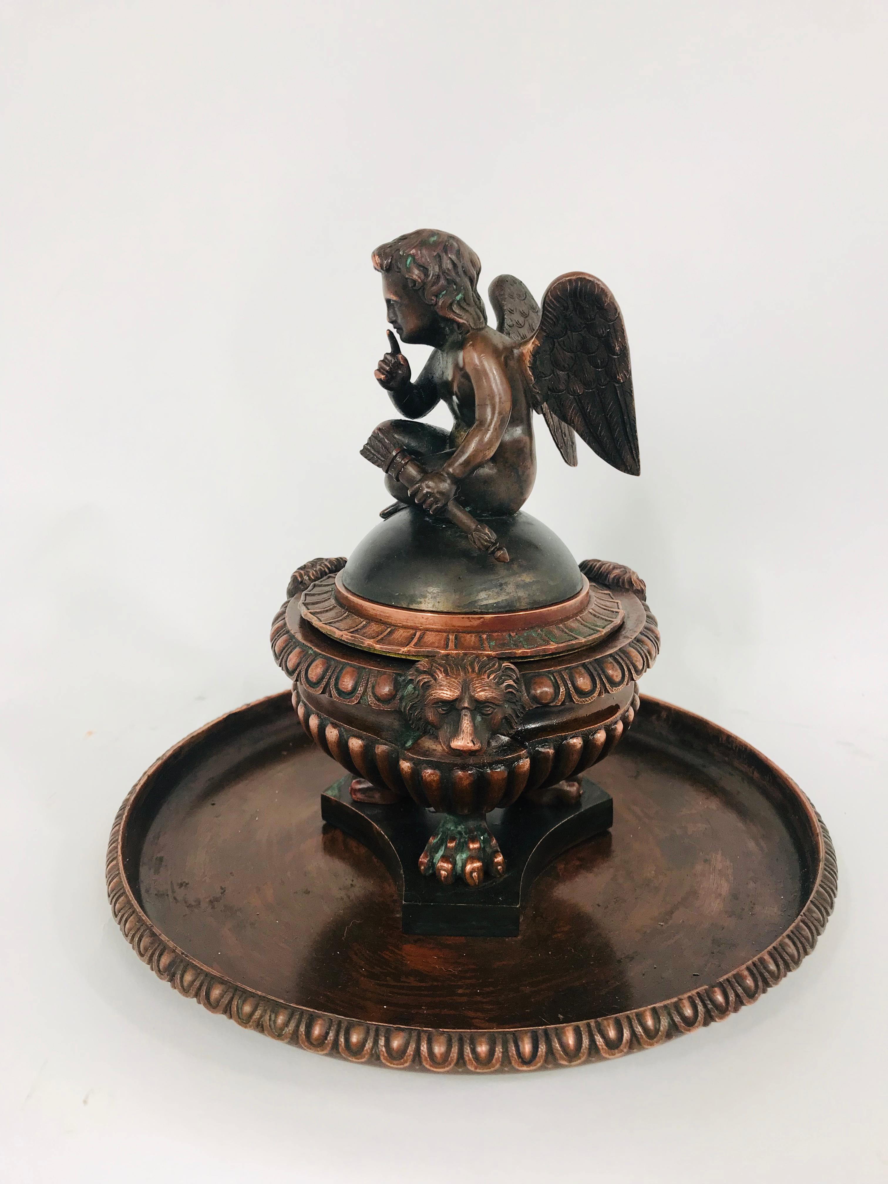 Victorian 19th Century Bronze Figural Humidor