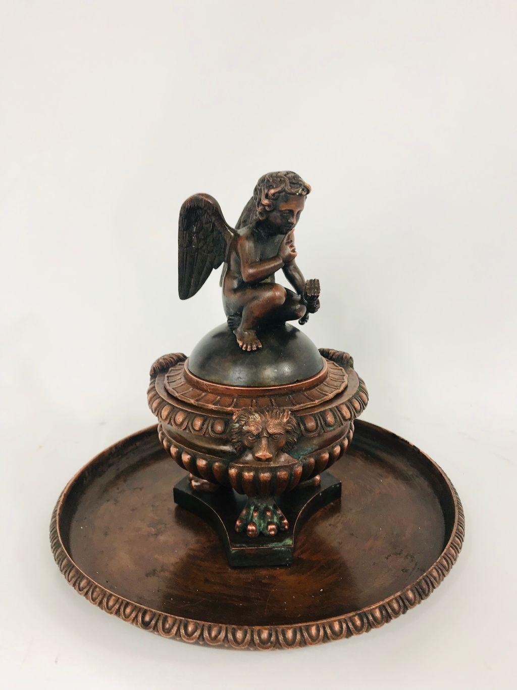 Cast 19th Century Bronze Figural Humidor