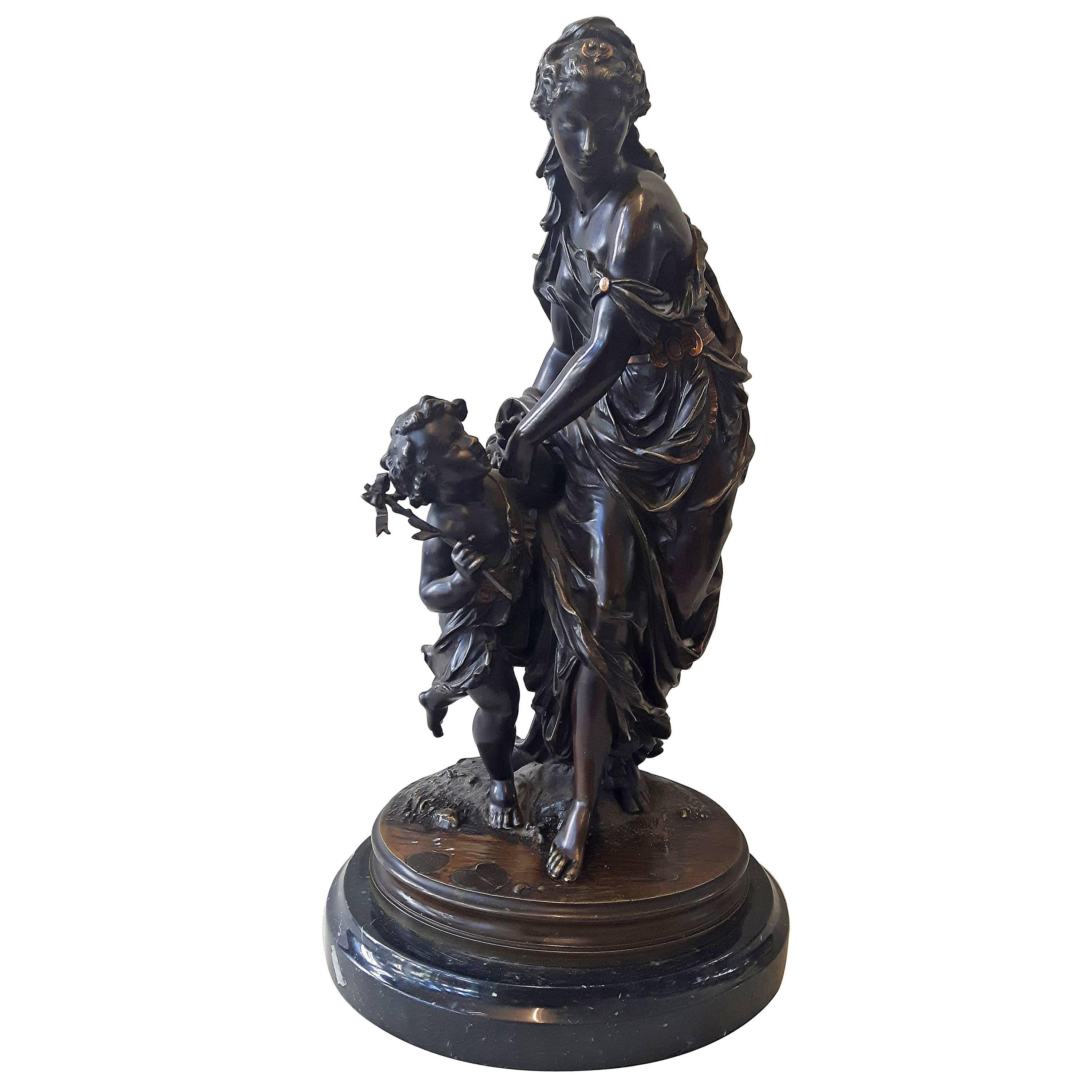 Figura in bronzo del XIX secolo