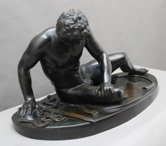 19th Century Bronze Figure of "The Dying Gaul"
