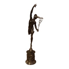 19th Century Bronze Figure of Mercury C1880