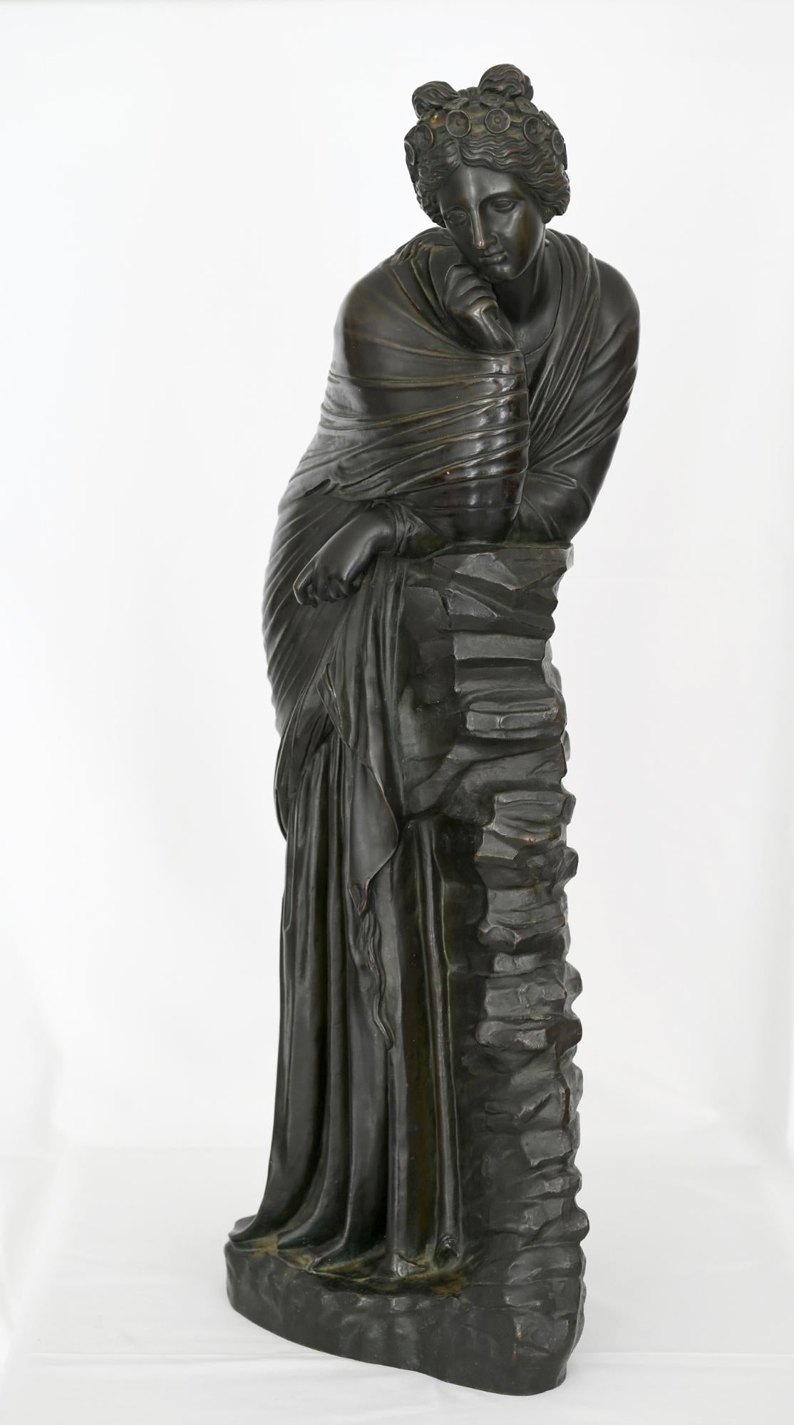 Classical Greek 19th Century Bronze Figure 