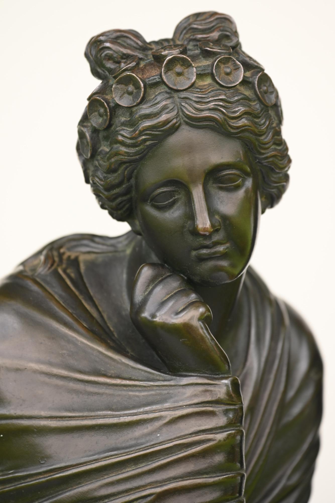 Figura in bronzo del XIX secolo 
