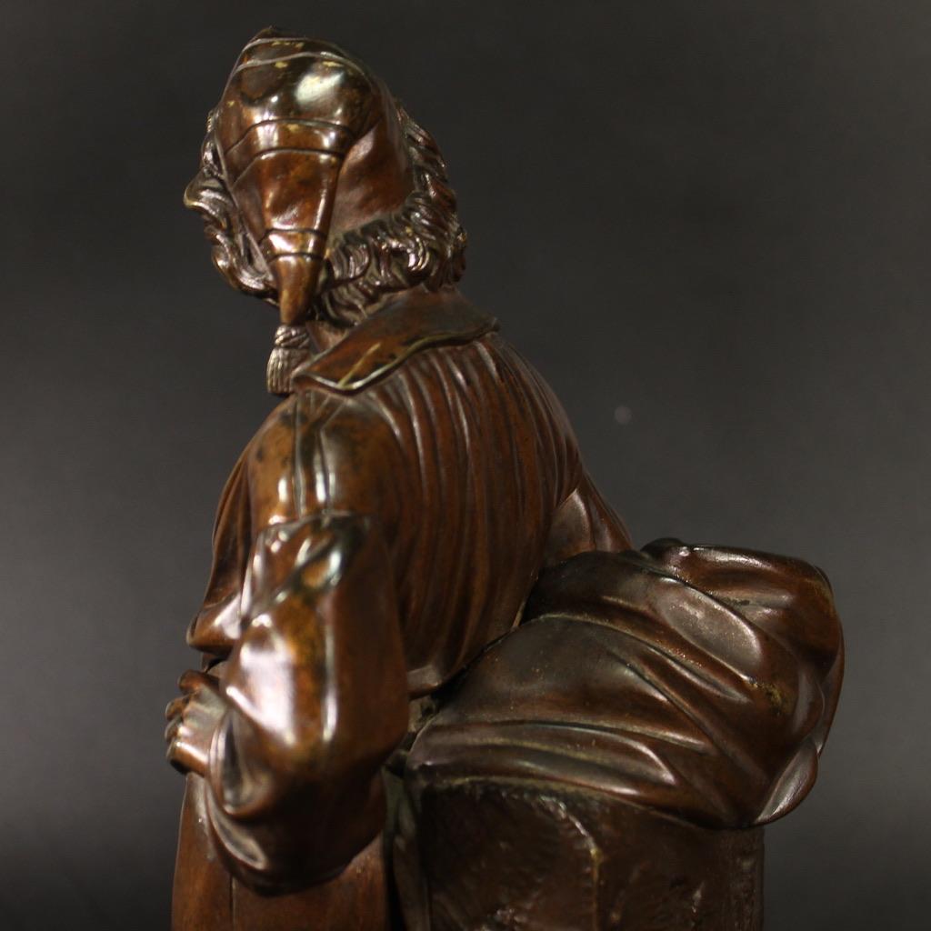 sculpture de fermier en bronze du 19ème siècle, 1880 en vente 2