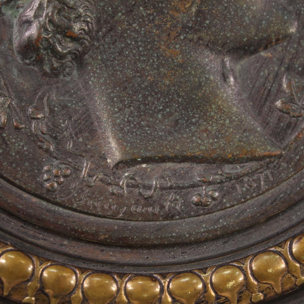 19th Century Bronze French Stand Signed Alph. Giroux Paris, 1871 For Sale 6