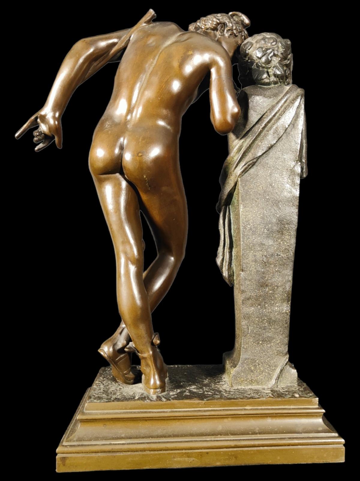 Barocco Bronzo del XIX secolo da Moulin in vendita
