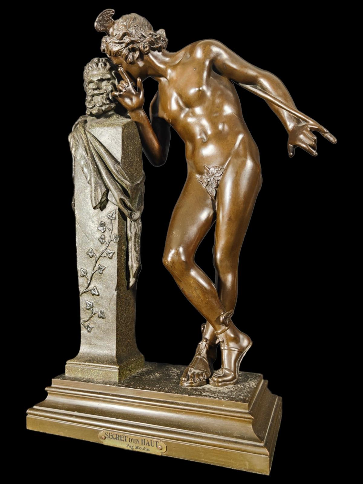 Bronzo del XIX secolo da Moulin In condizioni buone in vendita a Madrid, ES