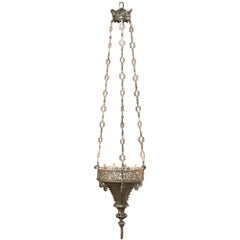 19th Century Bronze Gothic Chandelier