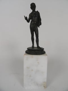 19th Century Bronze Grand Tour Sculpture Warrior