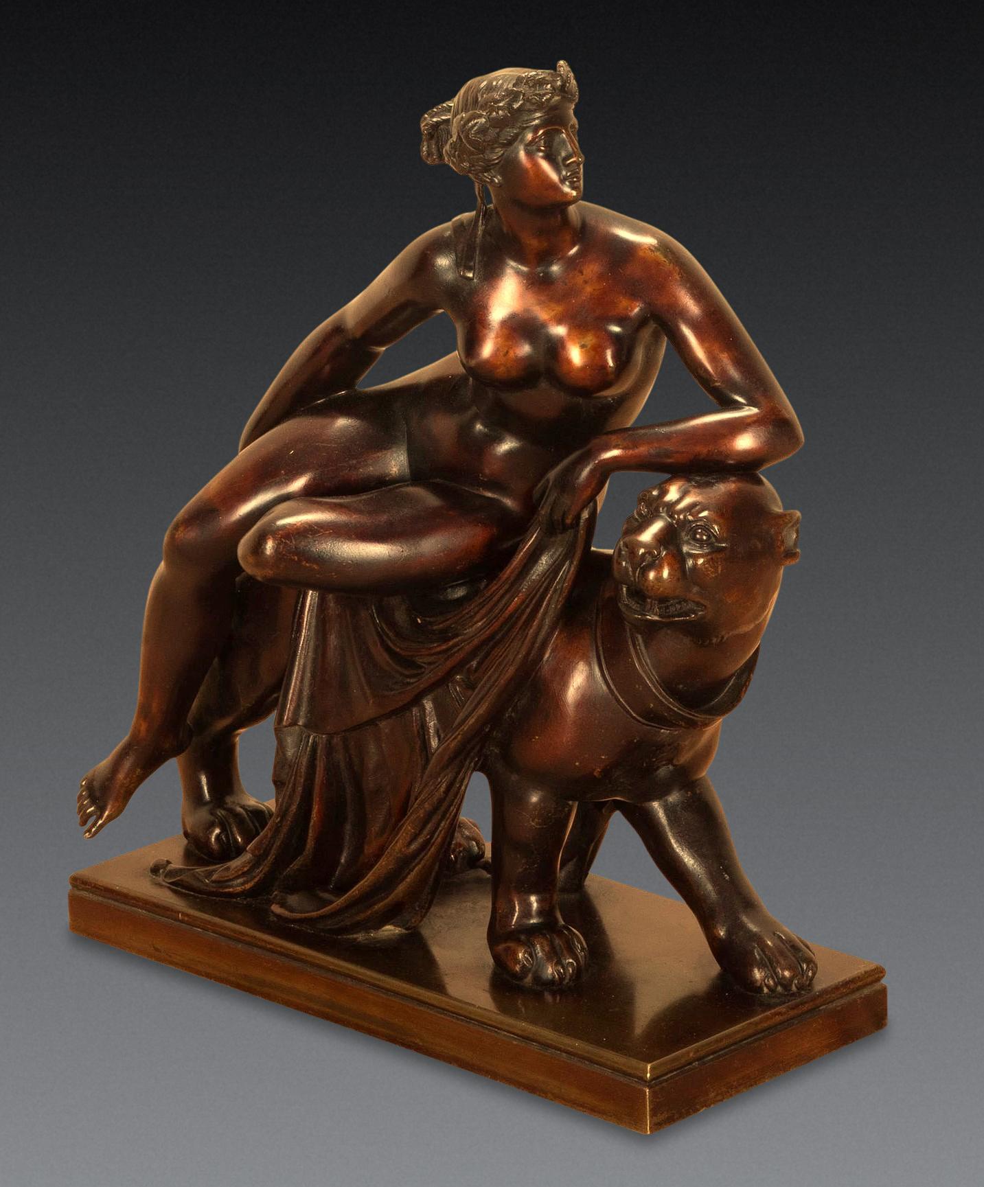 Grupo de bronce del siglo XIX 