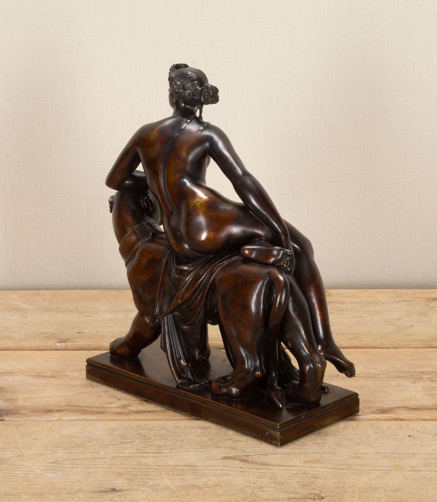 Grand Tour Groupe en bronze du 19e siècle 